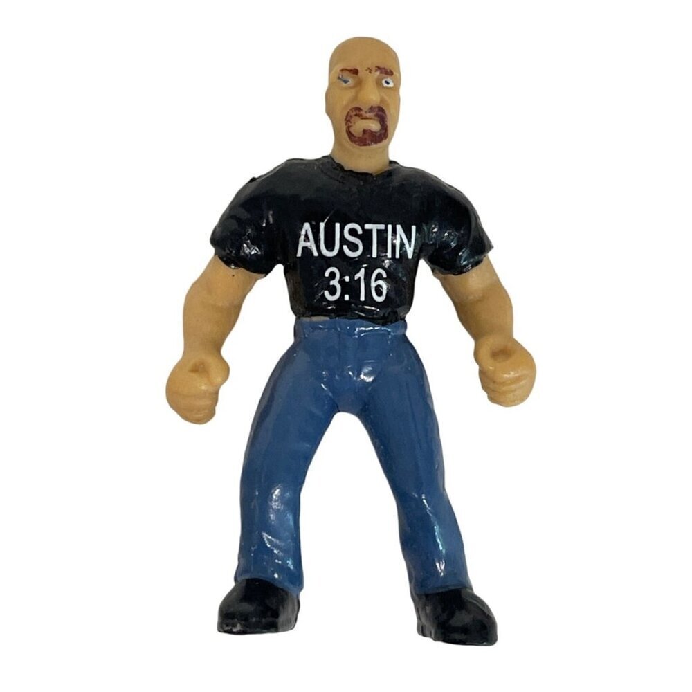 Jakks Pacific WWF Signature Series 1 Stone Cold Steve Austin‎ MINI FIG